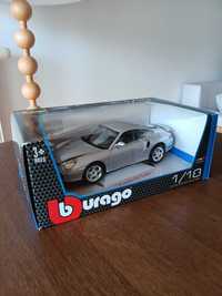NOWY Model Porsche 911 Turbo Bburago 1:18 1/18 srebrny