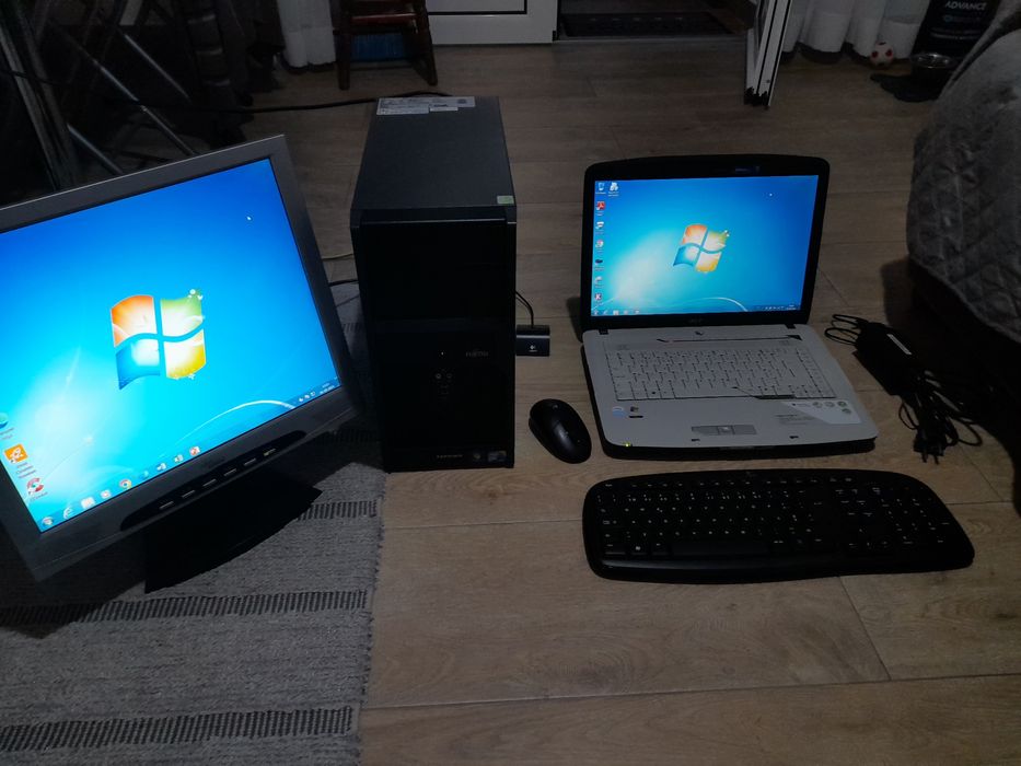 Computador fixo + portátil