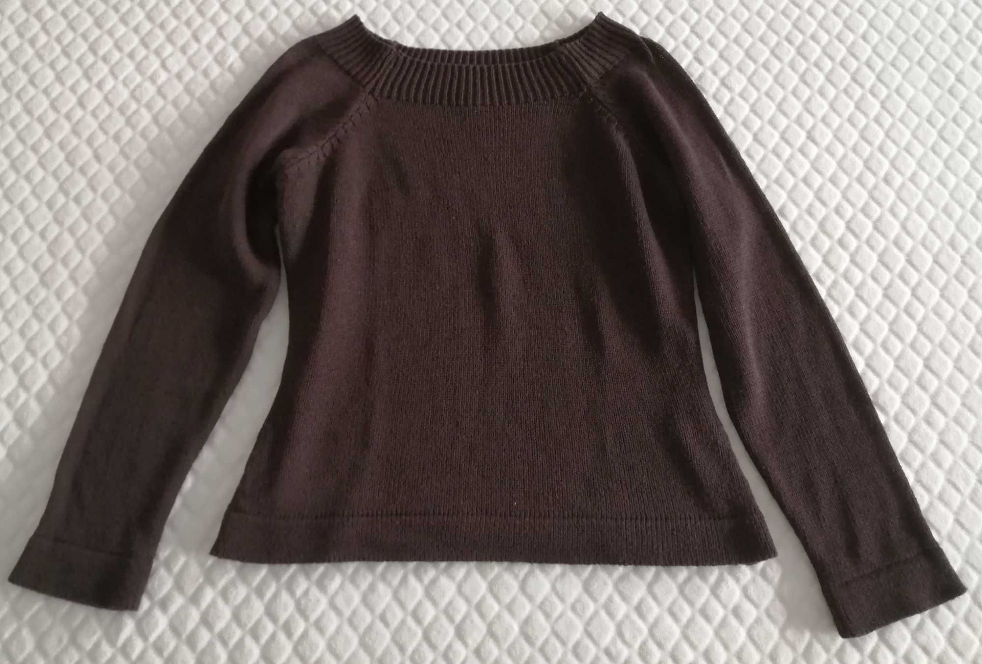 Sweter damski, Camaieu, XL, Brązowy (Odzież)