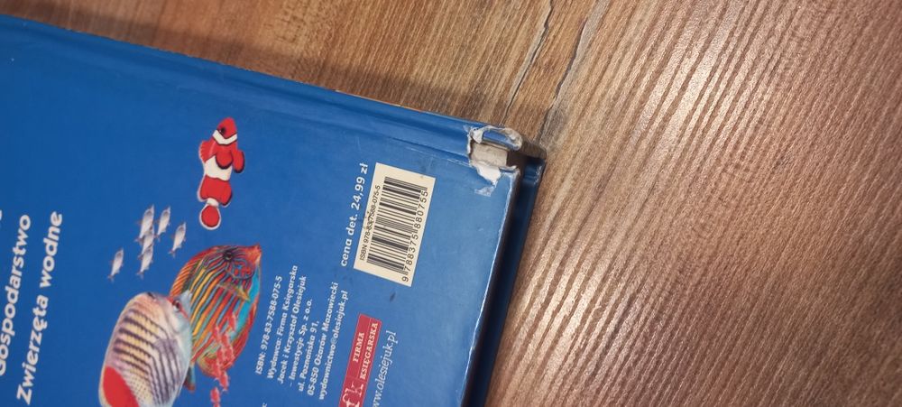 Książka Zwierzęta wodne z 8 układankami puzzle