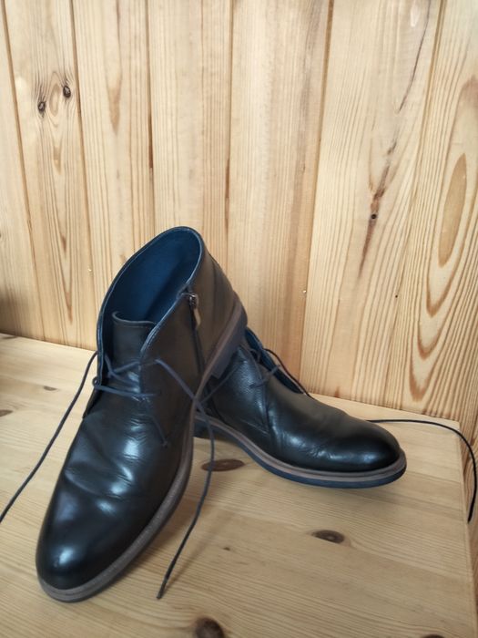 Sprzedam męskie trzewiki skórzane firmy Lanquier
