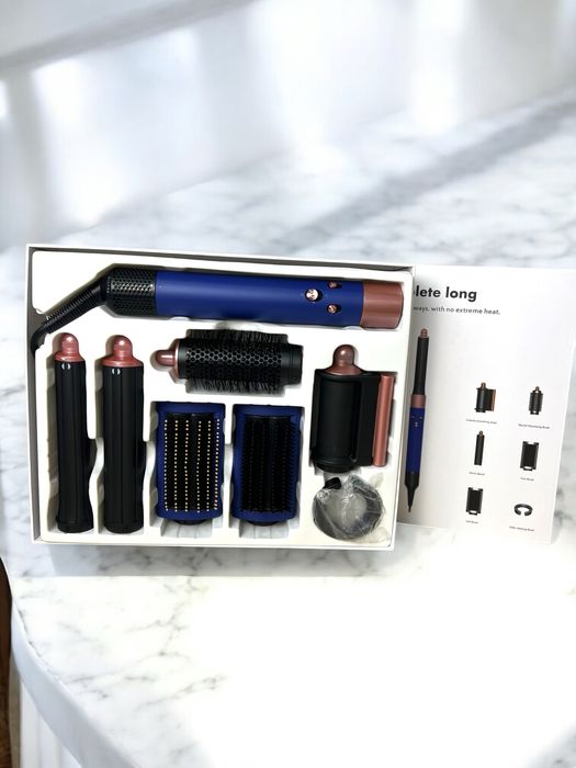 Фен Стайлер 6в1 без лoгo в стилі Dyson Prussian опт дроп роздріб