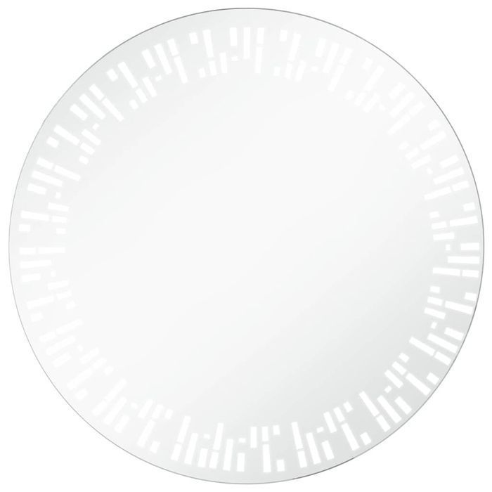 vidaXL Lustro łazienkowe z LED, 70 cm