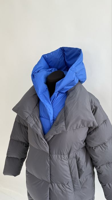 Жіночий подовженний пуховик Snow Owl усі розміри S,M,L,XL