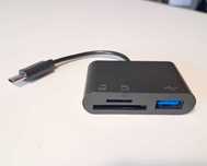 Adapter / czytnik kart pamięci SD micro TF na USB-C