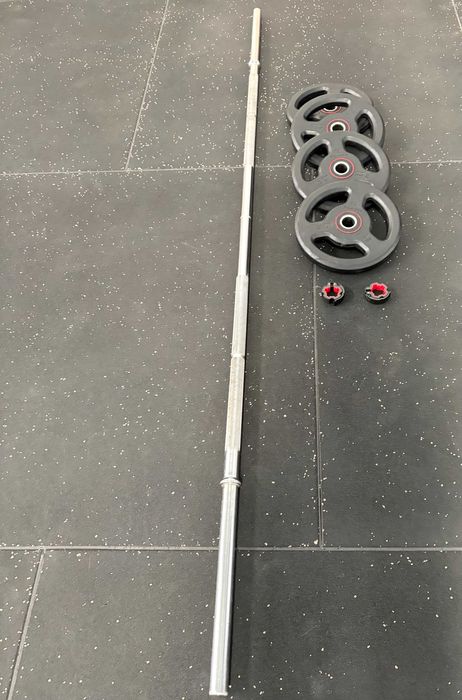 4 Discos (5kg cada) furo de 28mm