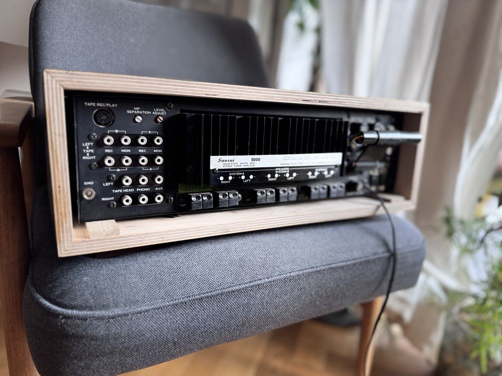 Amplituner Sansui 5000 bardzo ladny.