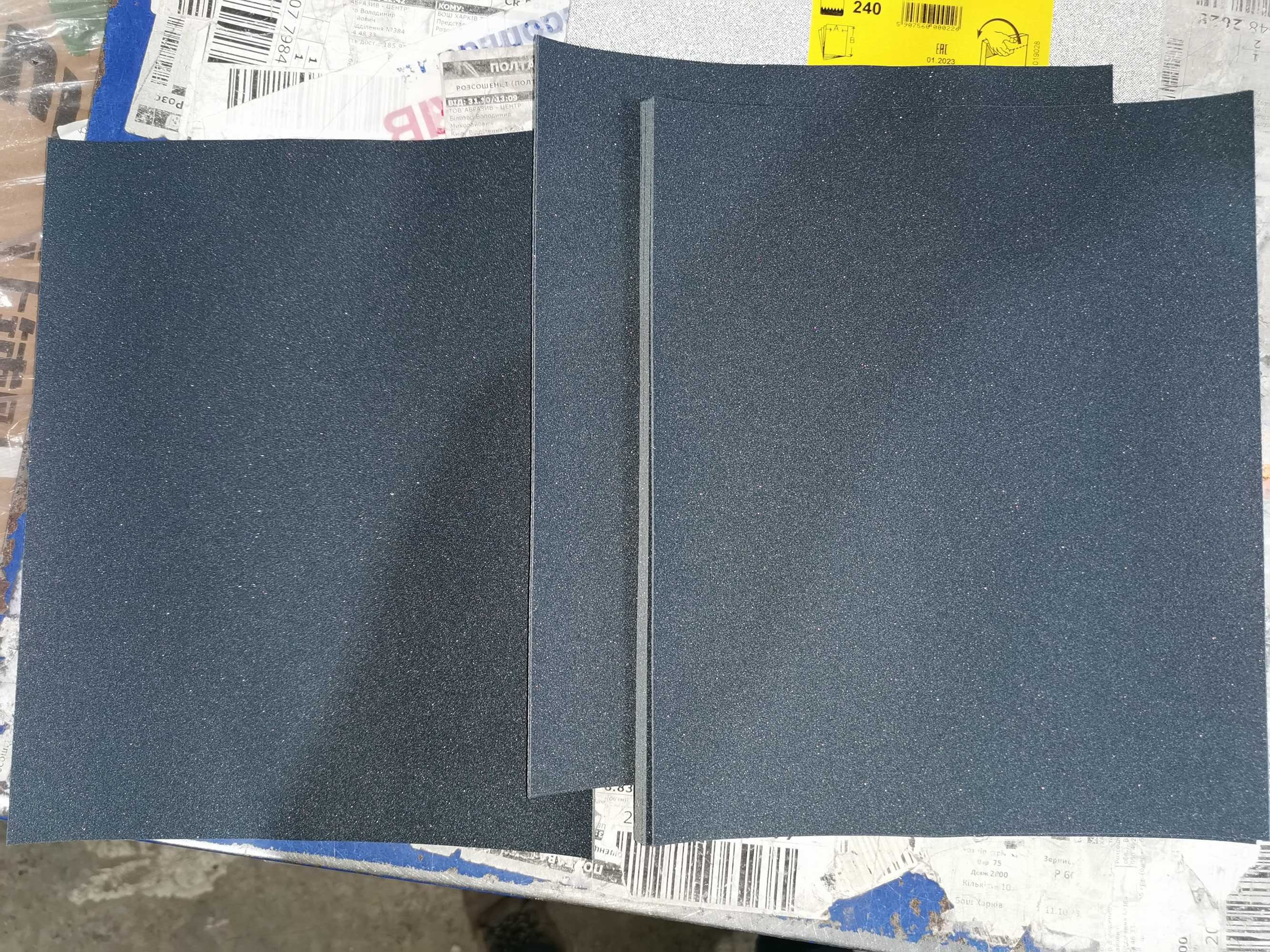 Шлифовальные листы PS 8 A и PS 8 C Klingspor карбид кремния