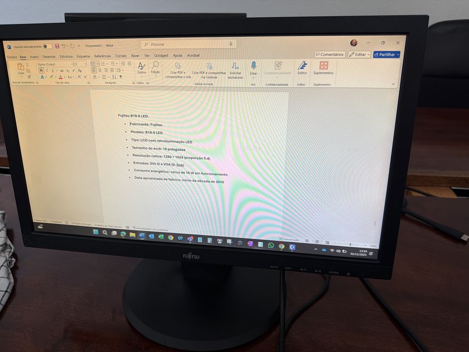 Monitor Fujitsu B19-6 LED