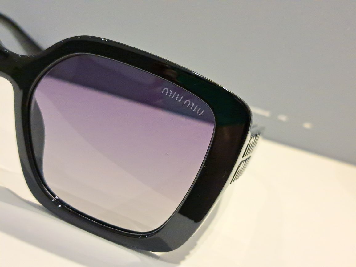 MIU MIU nowe duże damskie okulary przeciwsłoneczne logo filtr uv 400