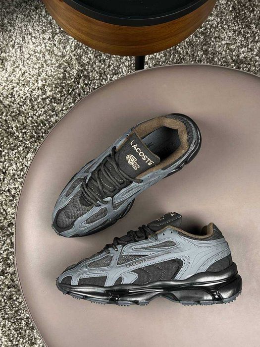 Чоловічі кросівки лакоста Lacoste L003 2K24 PRM Grey Black [41-45]