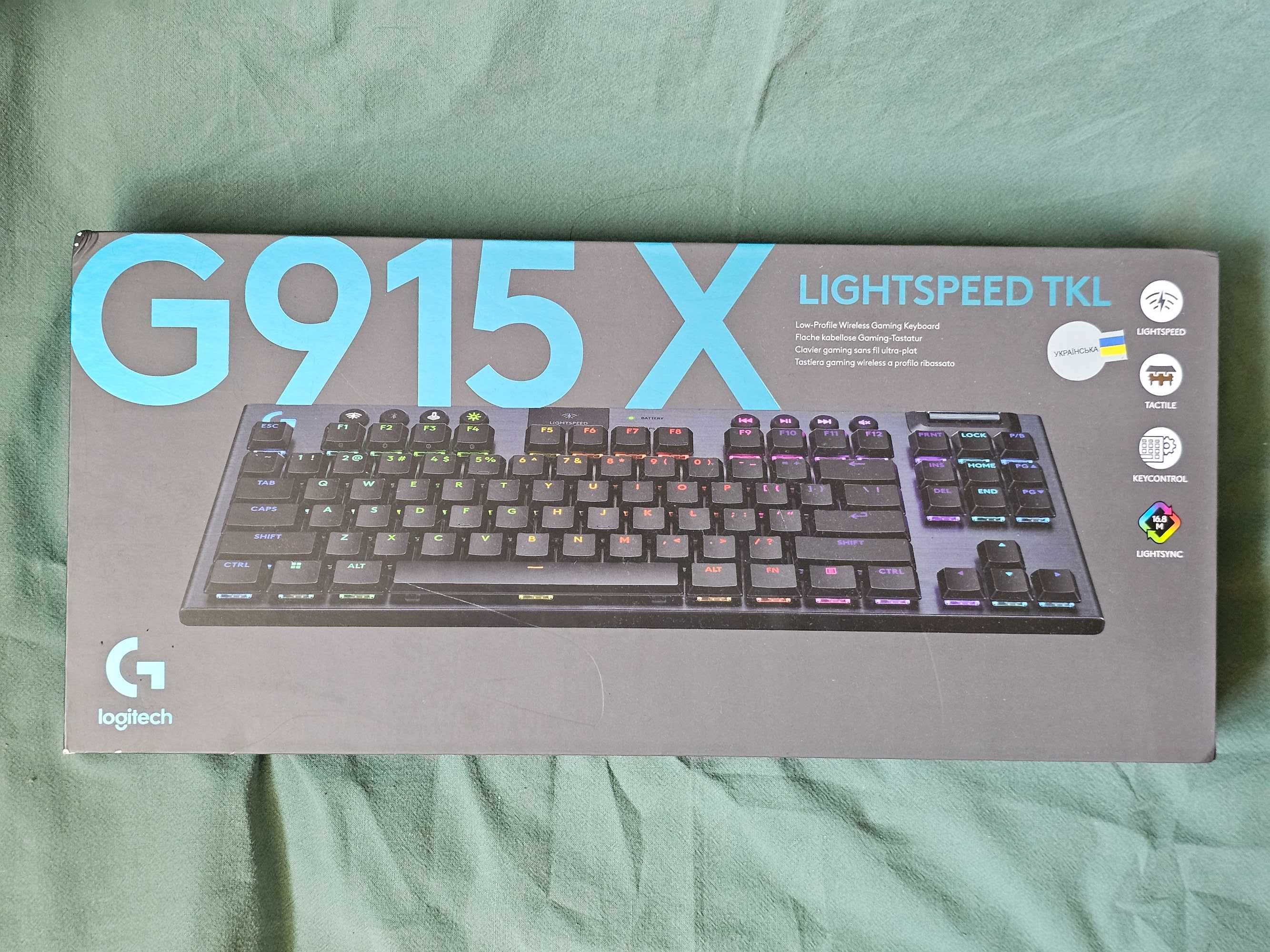 Клавіатура Logitech G915 X LIGHTSPEED TKL