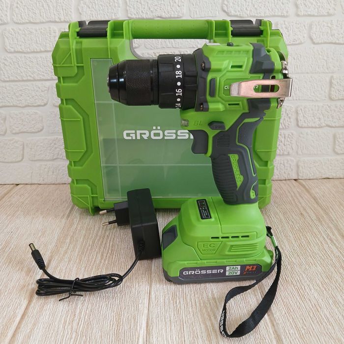 Шуруповерт акумуляторний Grosser GCD 521T