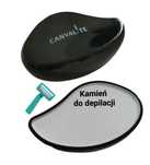 Depilator, pumeks do ciała 2w1 do depilacji czarny