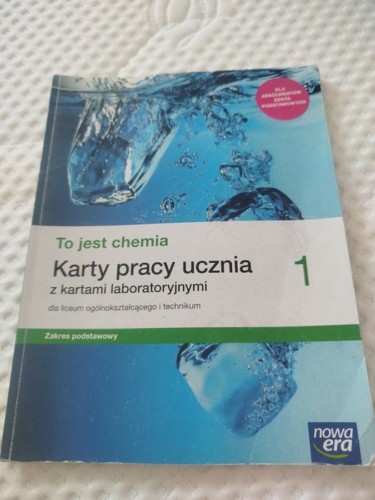 To jest chemia 1, karty pracy zakres podstawowy