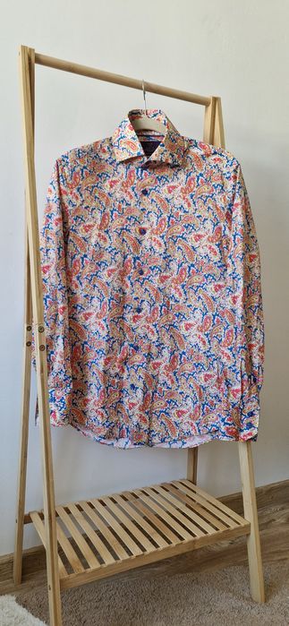 Kolorowa koszula premium Hawes & Curtis York rozm. S - paisley