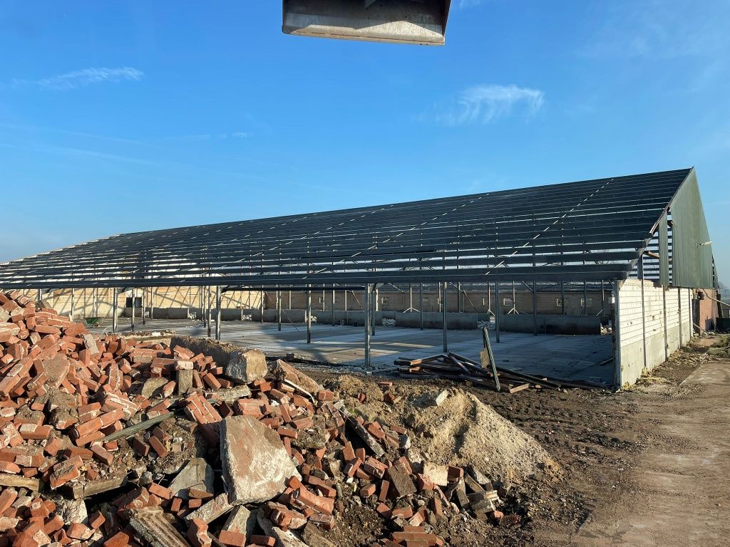 Elementy konstrukcji stalowej 42x62x3m