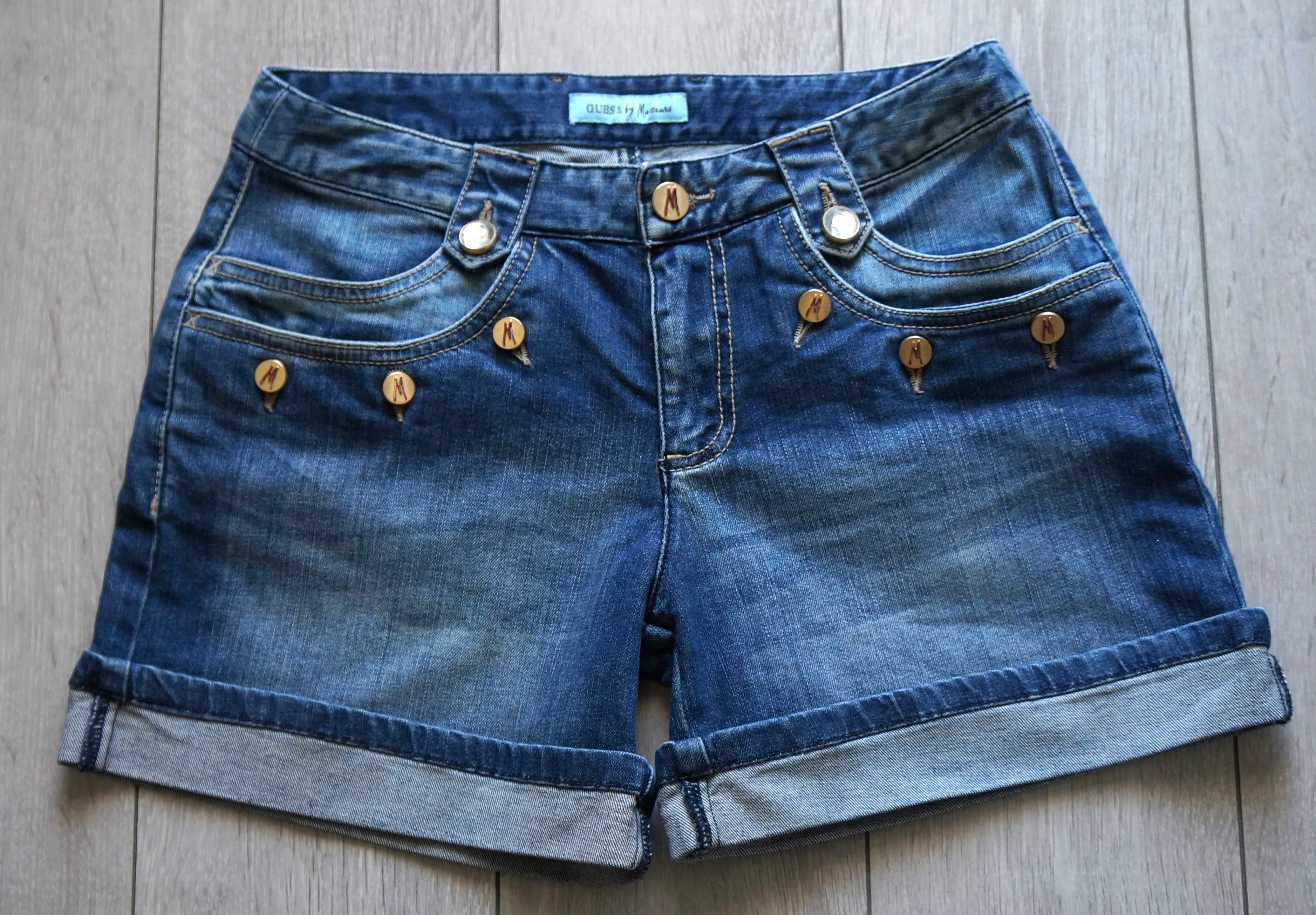 Spodenki jeansowe od renomowanej firmy Guess by Marciano! Okazja!