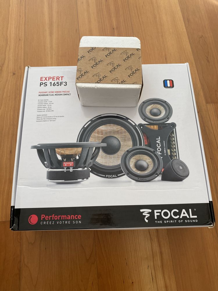 Colunas Focal Expert PS 165F3 ( 3 vias ) + medio focal canal central