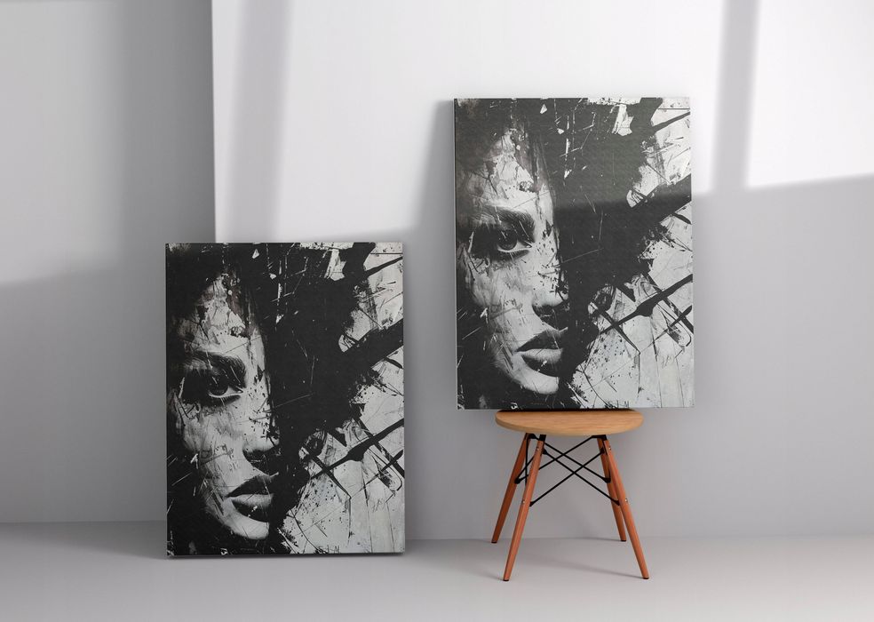 Obraz na płótnie Kobieta sztuka nowoczesna do domu pokoju salonu 45x60