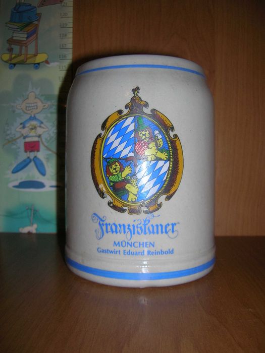 Franziskaner Brau Munchen Kellerbier 6 x 0,2l + 1 x 0,5 l + gratisy