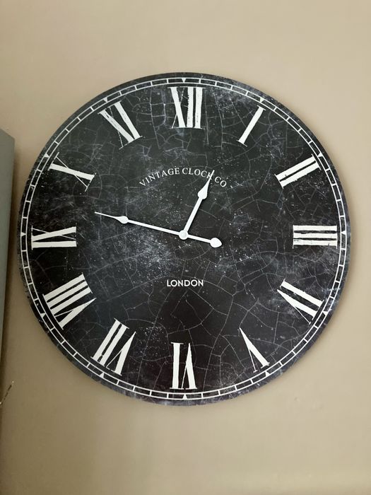 Zegar scienny vintage 60 cm