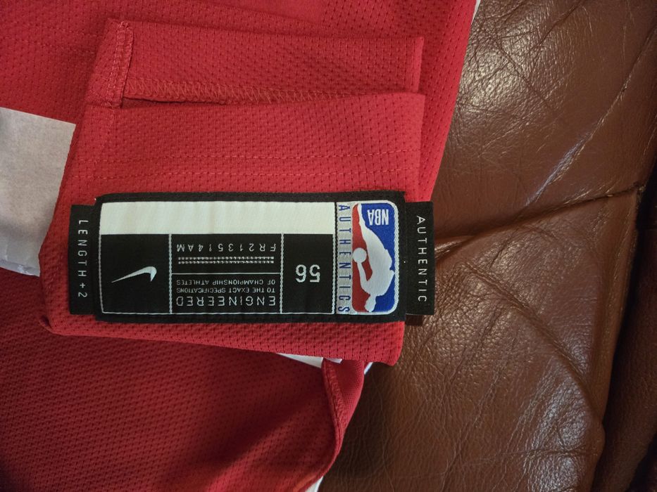 Nowa koszulka Nike NBA Chicago Bulls Icon Red Authentic Blank