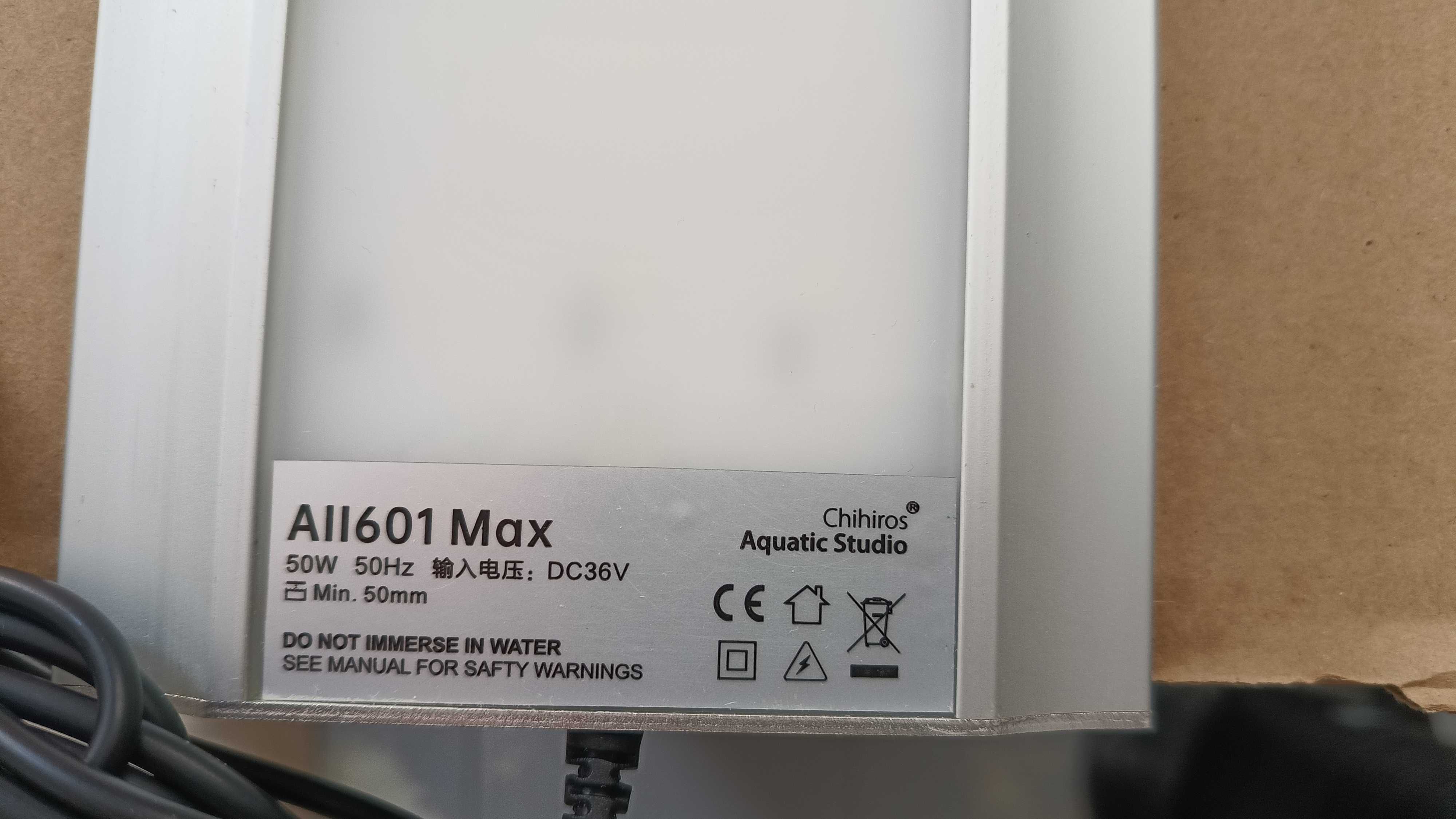 Lampa LED Chihiros A II MAX 601 - sterowanie Bluetooth JAK NOWA