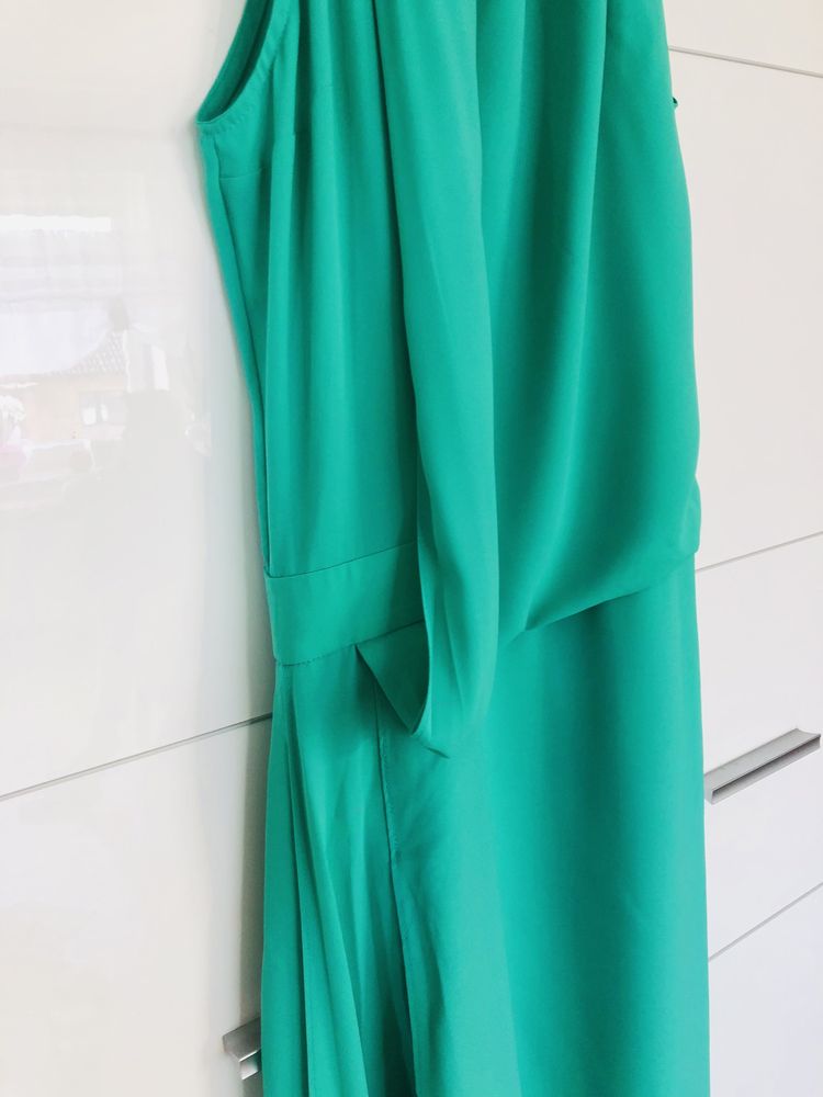 Zielona dluga sukienka