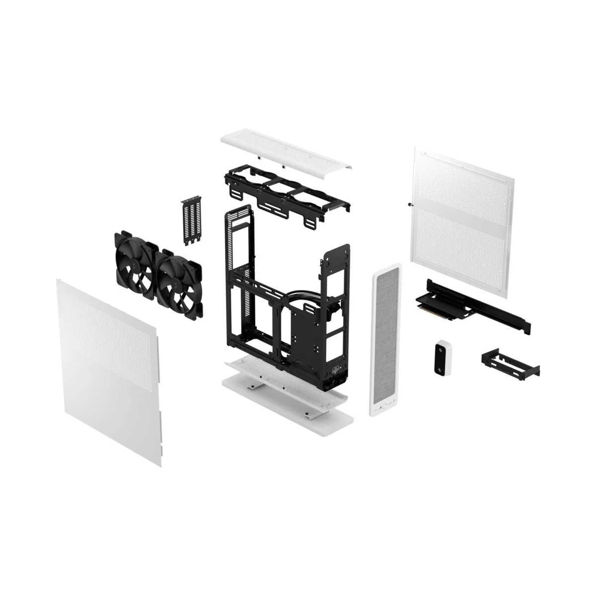 Fractal Design Ridge White miniITX корпус ПК