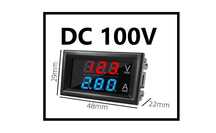 Amperímetro  e Voltímetro DC 100v