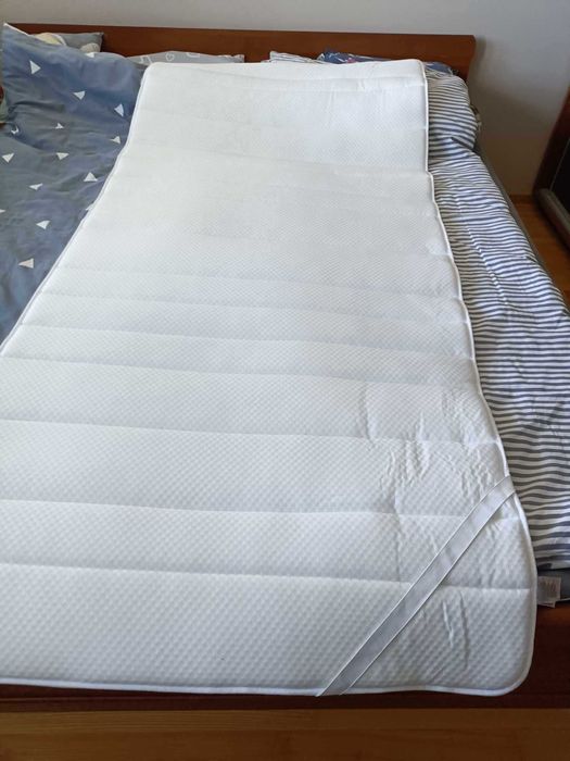 Nakładka na materac, komplet 2 szt, 4 narożne gumki, nowe, rozm 90x200
