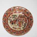 Patera chińska, sygnowana, średnica 21 cm,vintage