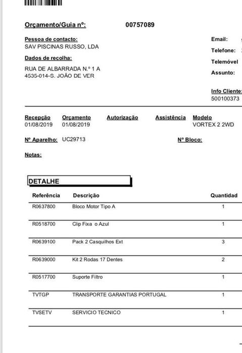 Robot piscina Zodiac