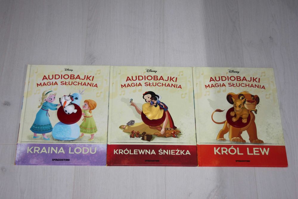 Disney Audiobajki Magia Słuchania 12sztuk /książki +figurki/