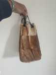 saco em pele vintage