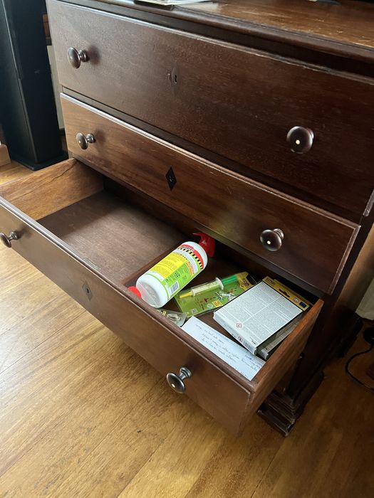 Escrivanhinha madeira macica