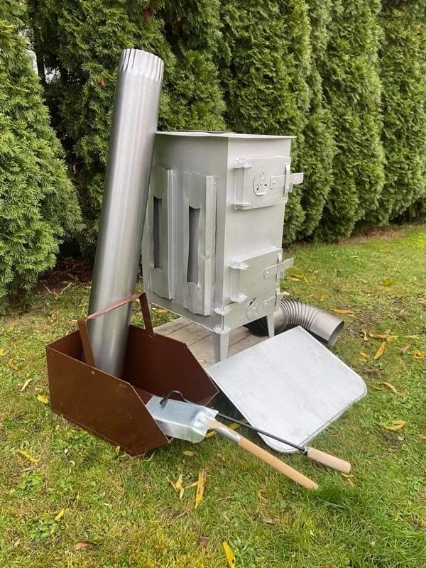 Piec koza szamotowy 9 cegiel+akcesoria