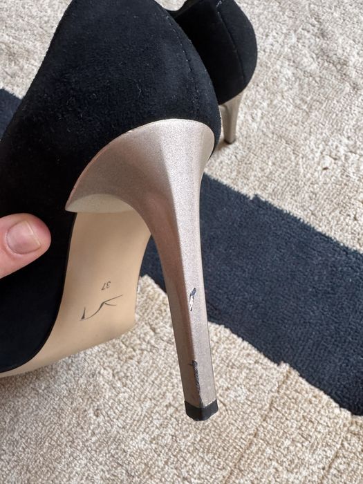 Лодочки на каблуку Туфлі жіночі Взуття чорне