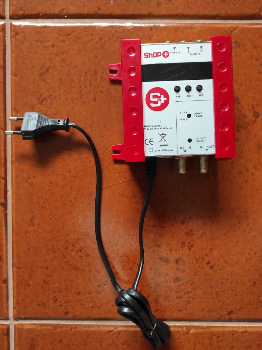 Modulador de vídeo para coaxial.