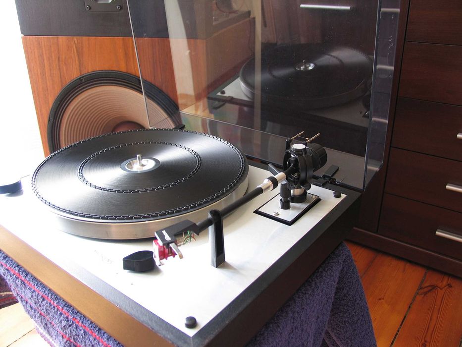 Thorens TD 166 MK II + DENON DL-110 / Oryginalny Karton '' Vintage ''