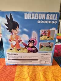 Figura Bootleg estilo diorama Goku e ChiChi 10cm