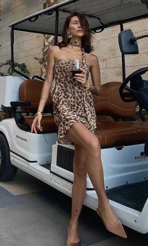 Платье из полупрозрачной ткани с принтом 5039/279 zara m  s