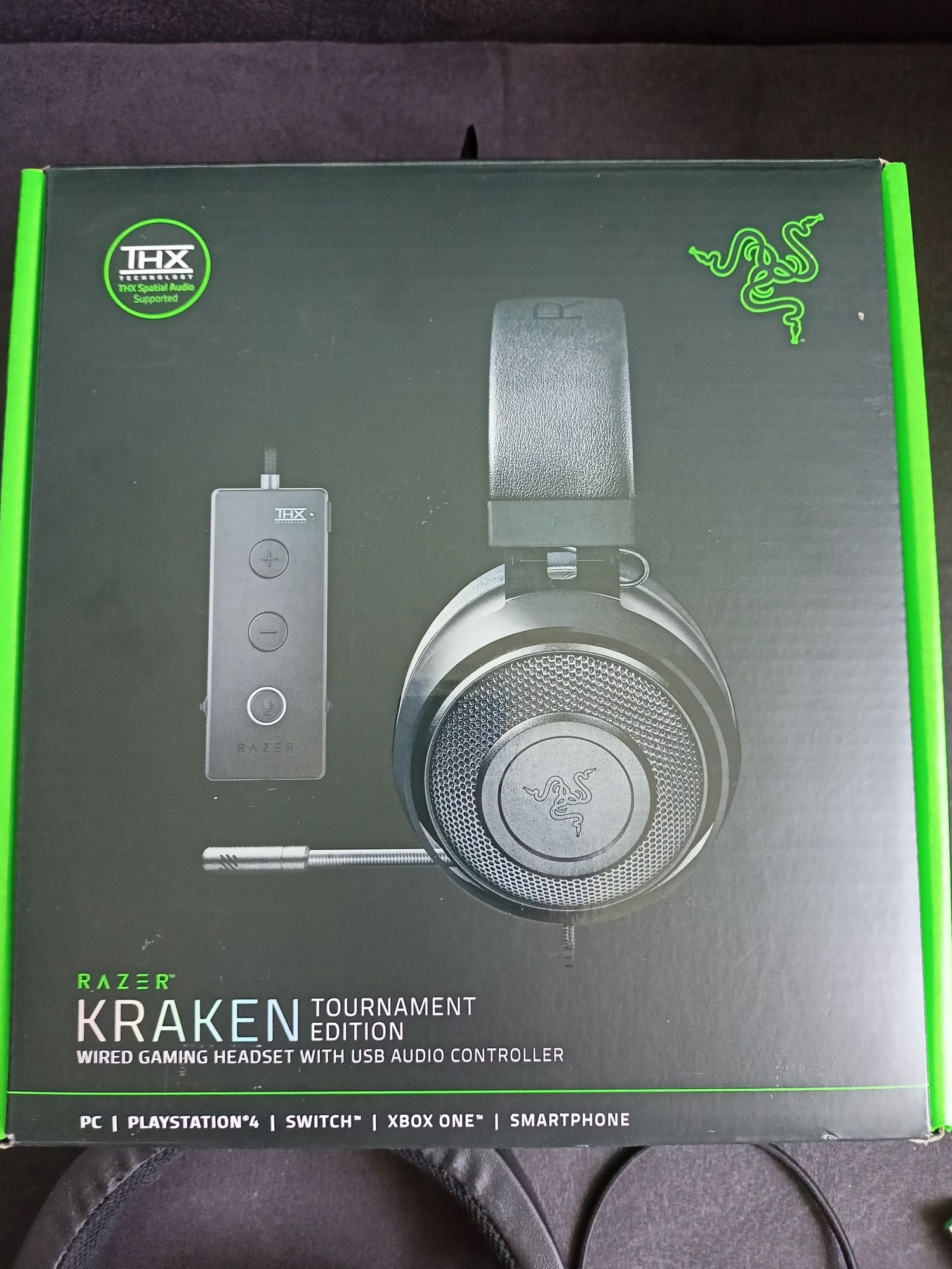 Słuchawki Razer Kraken Tournament Edition Black