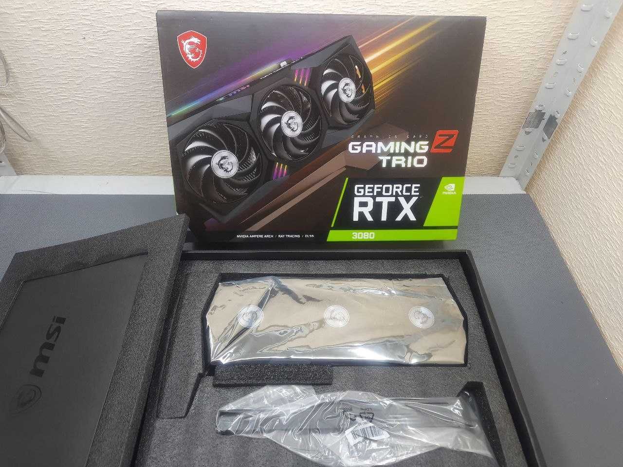 Відеокарта MSI GeForce RTX 3080 GAMING Z TRIO 10G. Гарантія!