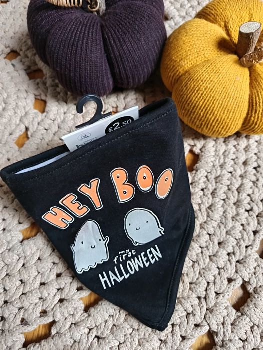George śliniaczek Hey Boo my first Halloween nowy