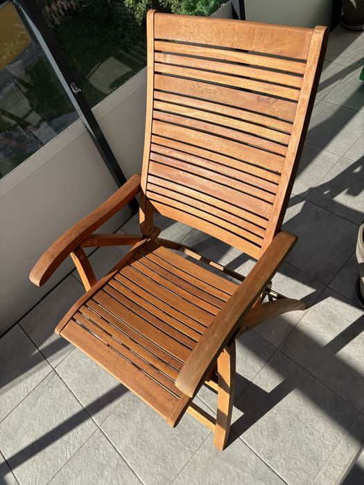 Drewniane krzesla ogrodowe 2 szt.