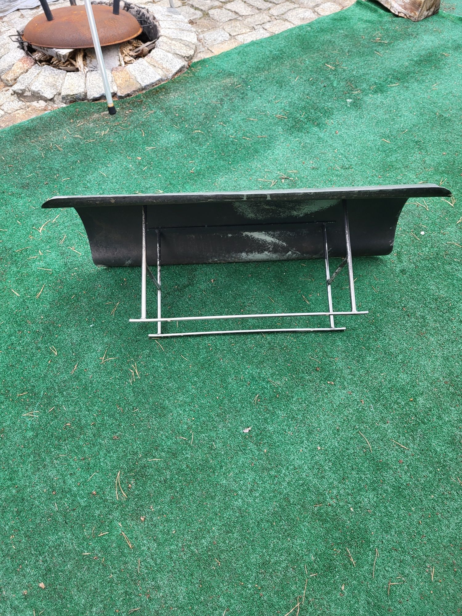 Daszek kominowy nierdzewny 50x100