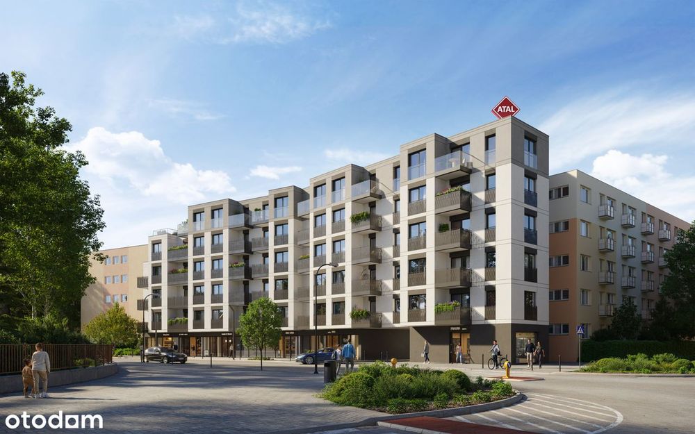 1-pokojowe mieszkanie 43m2 + balkon