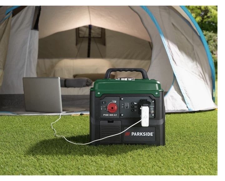Інверторний генератор PARKSIDE® »PISE 800 A1«, бензин, 800 Вт  Germany
